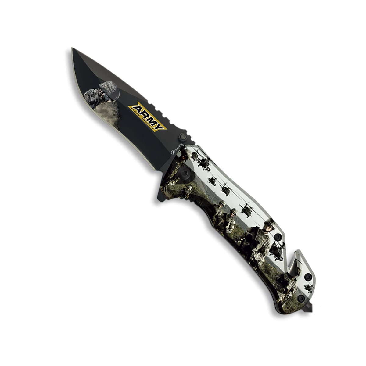 Couteau Pliant Tactique ALBAINOX 18132-A Lame 8.2 Cm Décor ARMY 3 Couteau Pliant Tactique ALBAINOX 18132-A Lame 8.2 Cm Décor ARMY