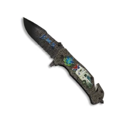 Couteau Pliant Tactique ALBAINOX 18133-A Lame 8.2 Cm Décor EMS