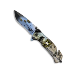 Couteau Pliant Tactique ALBAINOX 18220-A Lame 8.2 Cm Décor BRIPAC