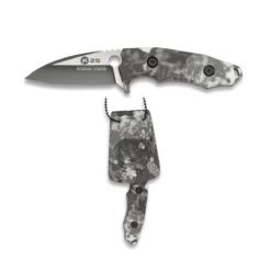 Couteau K25 Kydex Black Python 32465 Lame 7 Cm