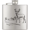 Flasque à Alcool Acier Inox ALBAINOX 170 Ml Décor Cerf
