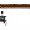 Bracelet De Survie Paracorde Orange Et Noir 33905-NA -BOUTICOUPE Boutique Bracelet de survie Paracord orange et noir 33905 NA zoom