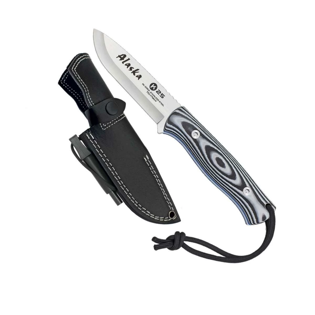 Couteau Bushcraft K25 SURVIVAL ALASKA 32621 Lame 11 Cm 3 Couteau Bushcraft K25 SURVIVAL ALASKA 32621 Lame 11 Cm