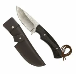 Couteau De Chasse Albainox 32613 Lame Décorée Laser