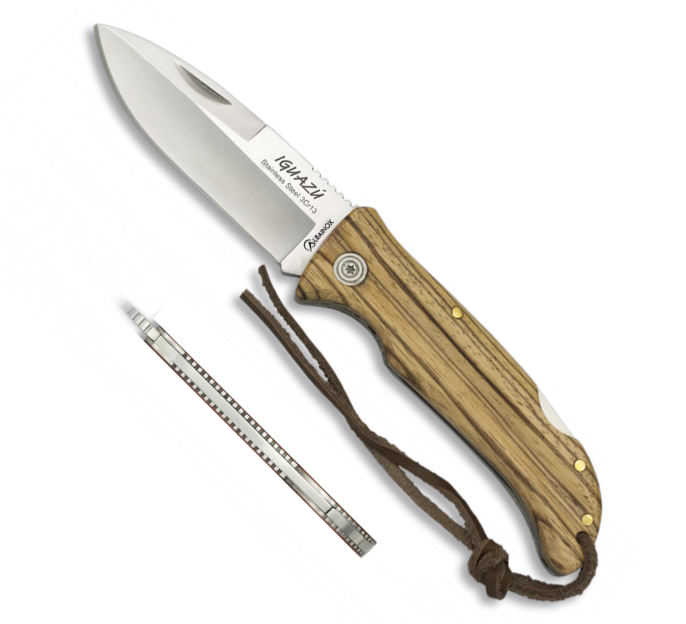 Couteau De Poche ALBAINOX IGUAZU 19984 Zebra Lame 9 Cm 3 Couteau De Poche ALBAINOX IGUAZU 19984 Zebra Lame 9 Cm