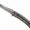 Couteau Papillon THIRD TH.K2819 Chaîne Inox Stonewashed