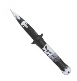 Couteau Pliant Albainox TETE DE MORT 18787 Lame 9.7 Cm