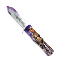 Couteau Pliant Automatique 18589-A Lame 9 Cm