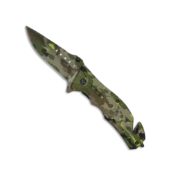 Couteau Pliant Albainox 18401-A Camo Vert Lame 8 Cm