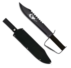 Couteau Tactique TETE DE MORT 32560 Lame 35.40 Cm