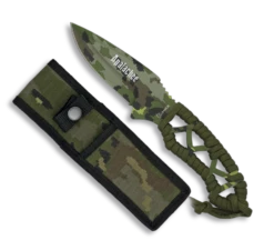 Couteau Tactique Encordé APALACHEE 32252 Camo Vert