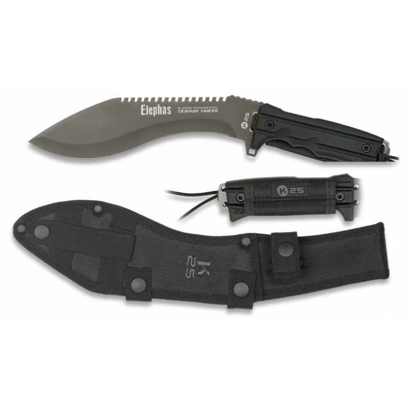 Machette Tactique K25 ELEPHAS 32024 Lame 23 Cm 3 Machette Tactique K25 ELEPHAS 32024 Lame 23 Cm