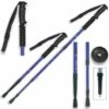 Bâton De Randonnée Télescopique En Aluminium Bleu -BOUTICOUPE Boutique baton de randonnee bleu zx1200