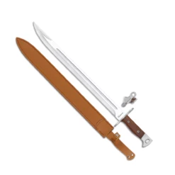 Couteau à Baïonnette ALBAINOX 32502 Lame 39.5 Cm Manche Bois