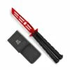 Couteau Papillon D'entrainement K25 02195 Rouge/noir -BOUTICOUPE Boutique couteau papillon d entrainement k25 02195 rouge noir zoom