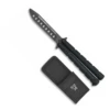 Couteau Papillon D'entrainement K25 36252 Noir -BOUTICOUPE Boutique couteau papillon d entrainement noir zx1200