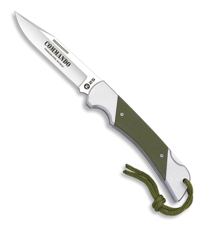 Couteau Pliant K25 COMMANDO 8Cr CNC 18643 Lame 8.5 Cm 3 Couteau Pliant K25 COMMANDO 8Cr CNC 18643 Lame 8.5 Cm