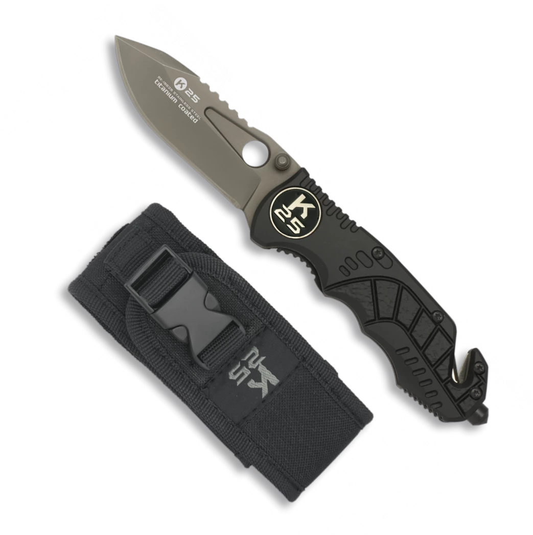 Couteau Tactique K25 19625 Lame 6.7 Cm 3 Couteau Tactique K25 19625 Lame 6.7 Cm