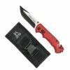 Couteau Pliant Tactique K25 18757 Rouge Lame 9 Cm -BOUTICOUPE Boutique couteau tactique k25 rouge brise vitre 18757 zoom