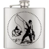 Flasque à Alcool Acier Inox ALBAINOX 170 Ml Décor Pêcheur