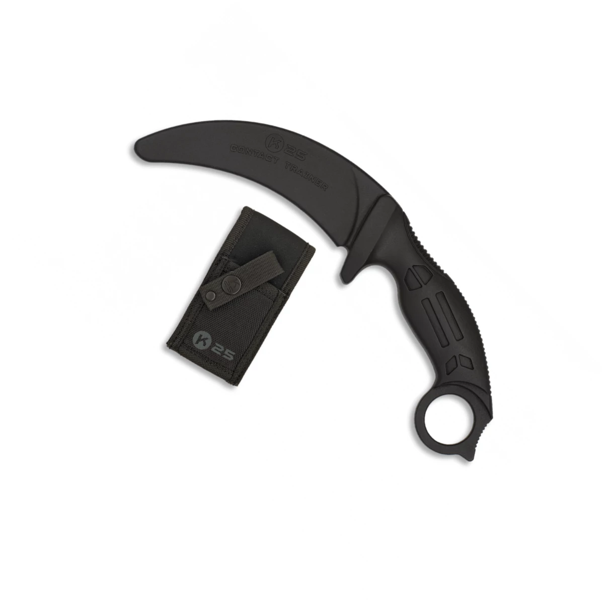 Couteau Entrainement KARAMBIT K25 Noir 32336 Lame 10.6 Cm 3 Couteau Entrainement KARAMBIT K25 Noir 32336 Lame 10.6 Cm